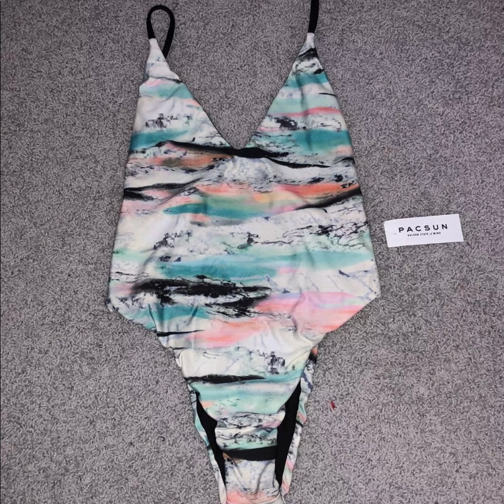 Brand New Pacsun Reversible Cheeky Suit